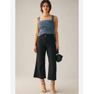 Maeve Black Wide Leg Pants